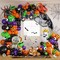 Pumpkin Boo Mummy Foil Balloons for Horror Halloween Party Decorations(Orange, Black, Purple, Green)